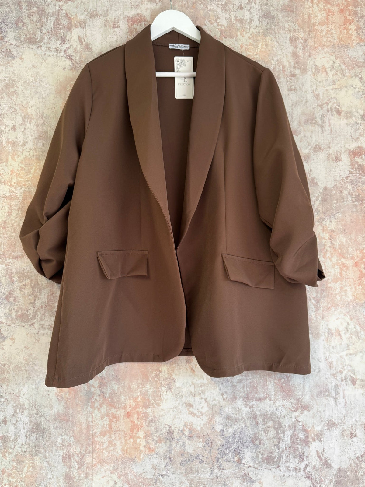 Lightweight Ruched Sleeve Blazer (6 Colours)