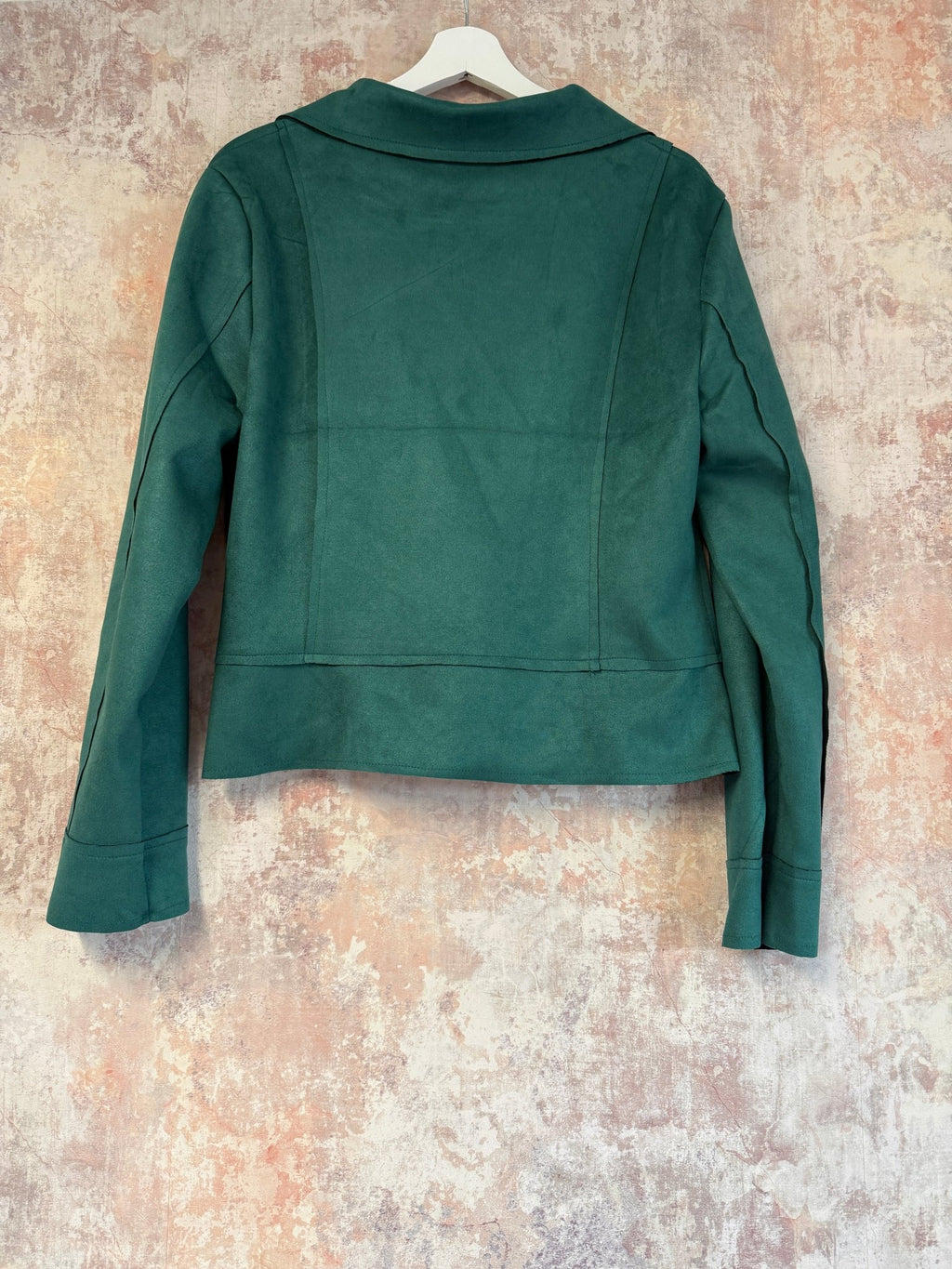 Suede Look Biker Jacket (3 Colours)