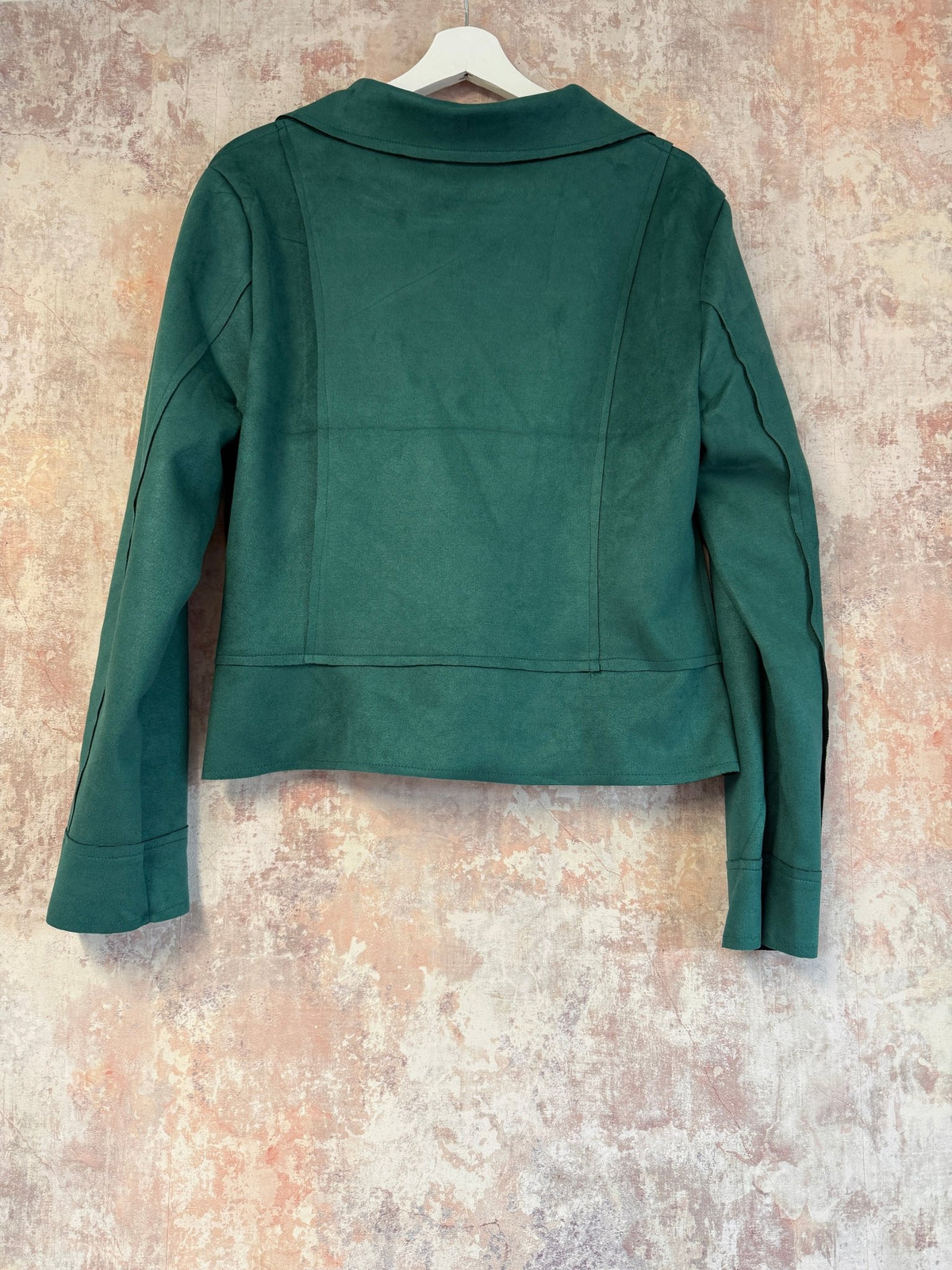 Suede Look Biker Jacket (3 Colours)