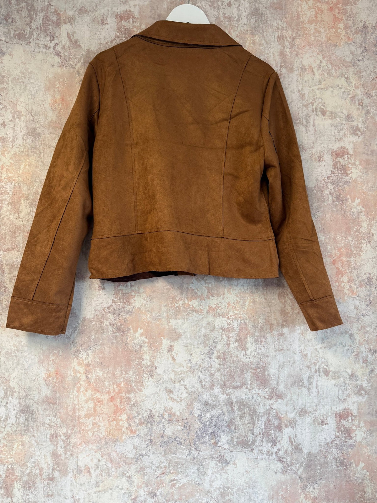 Suede Look Biker Jacket (3 Colours)